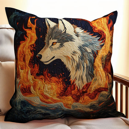 Majestic Wolf WJ0608046CL Quilt Pillow Case