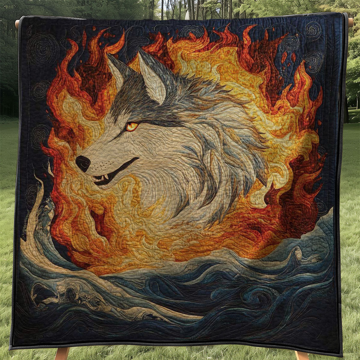 Majestic Wolf WJ0708022CL Quilt