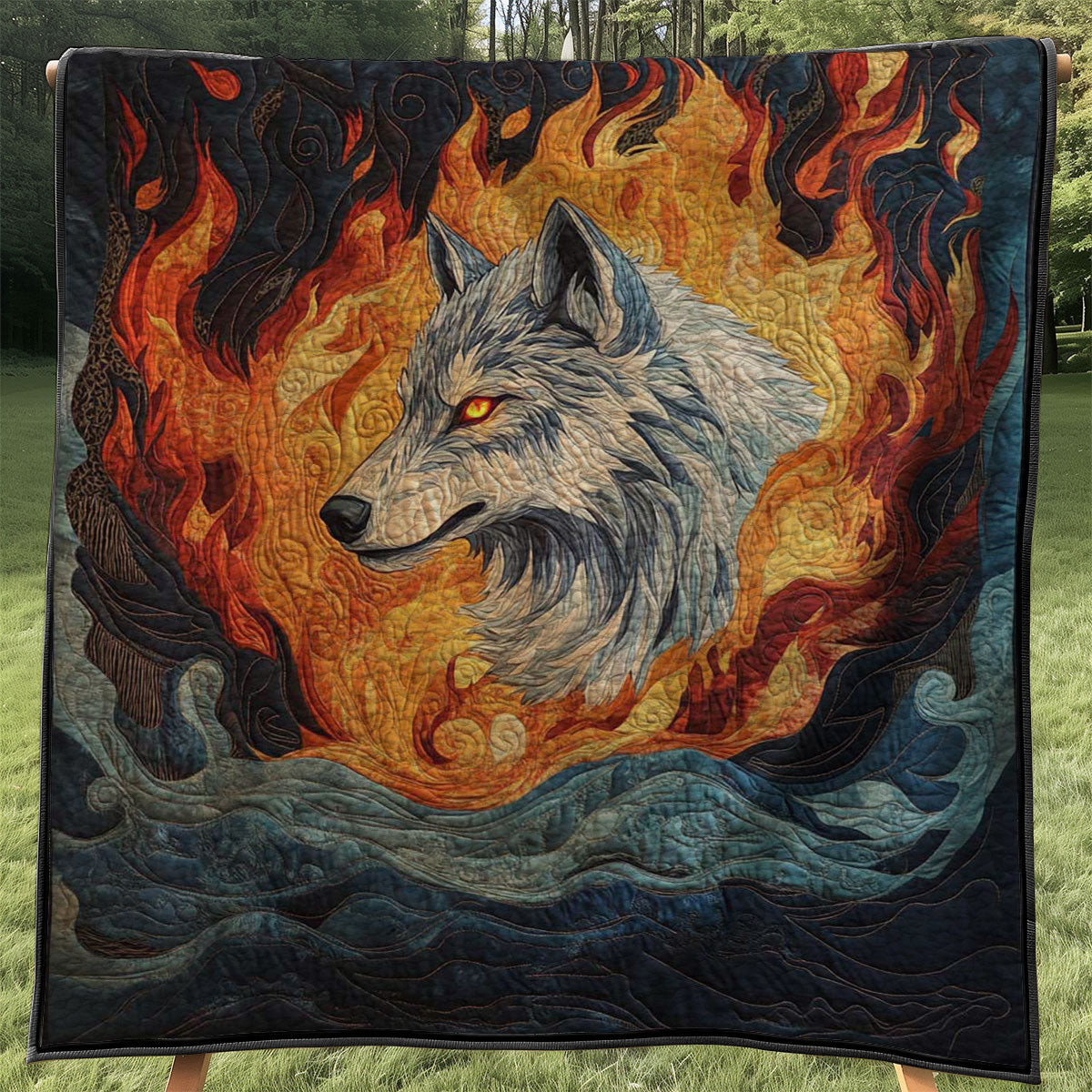 Majestic Wolf WJ0708023CL Quilt