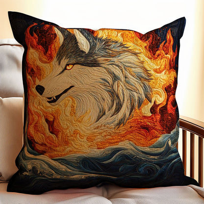 Majestic Wolf WJ0708045CL Quilt Pillow Case