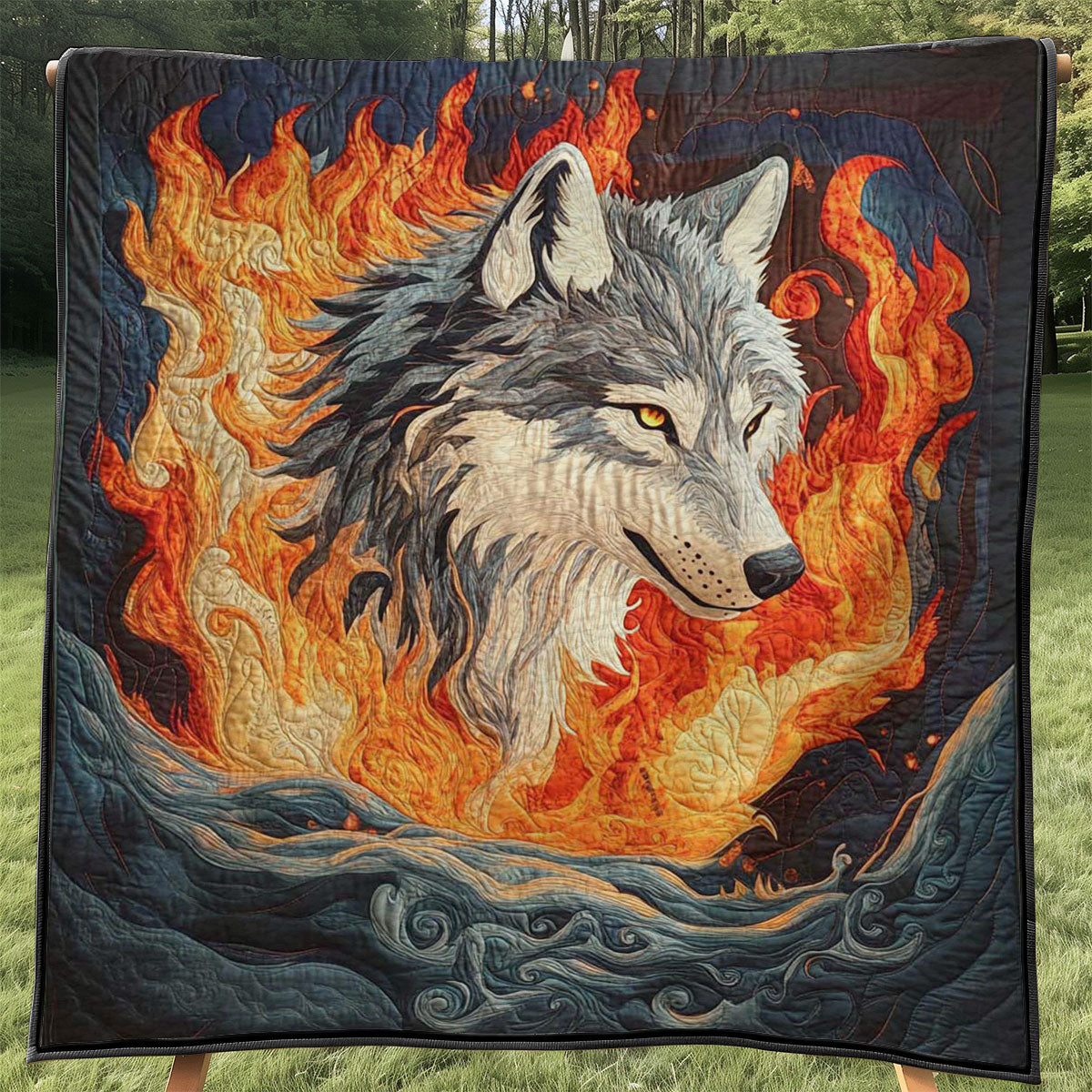 Majestic Wolf WJ1508016CL Quilt