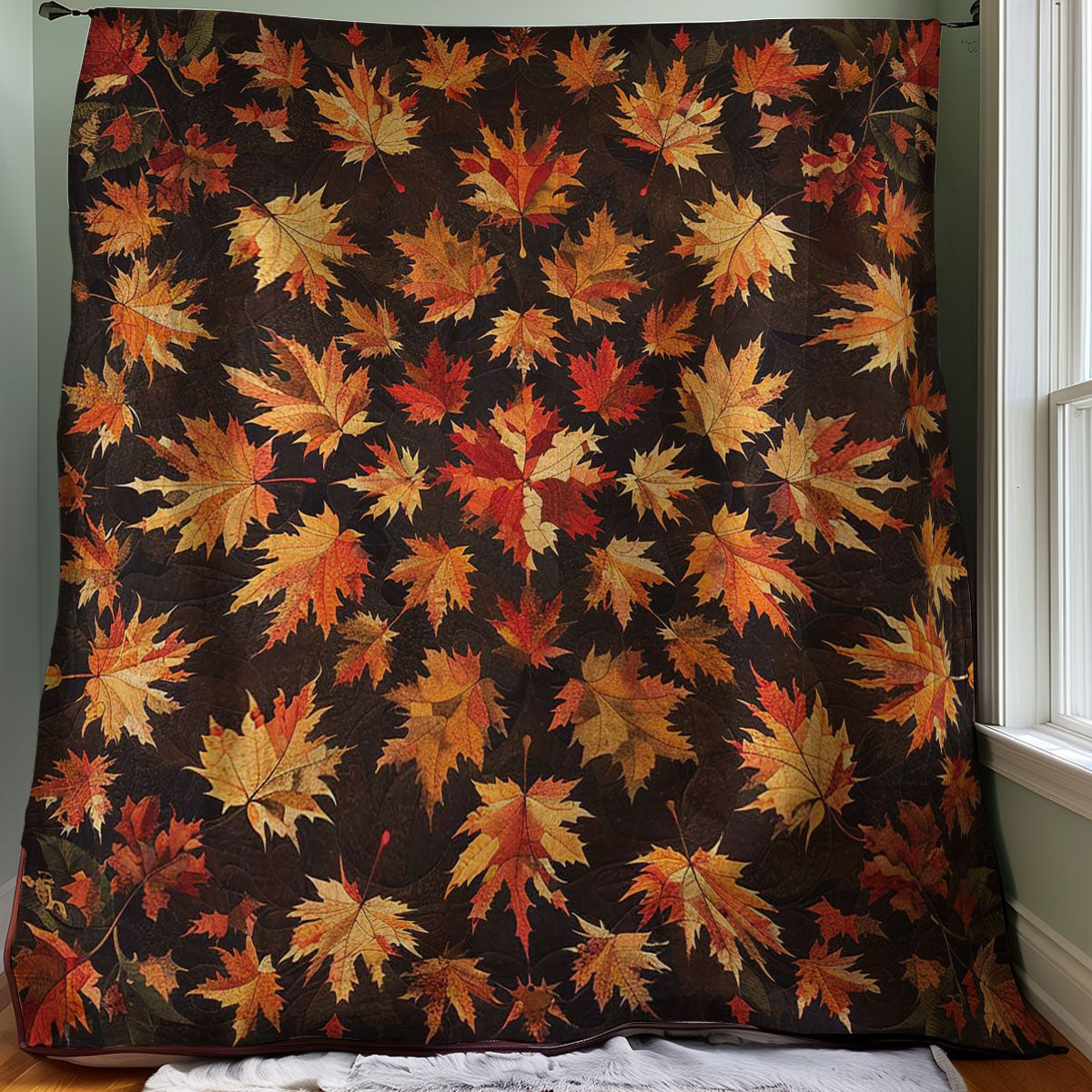 Maple Leaves WJ1107008CL Quilt