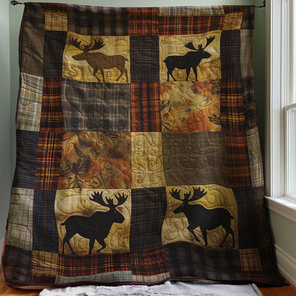 Moose Silhouettes WJ0407010CL Quilt