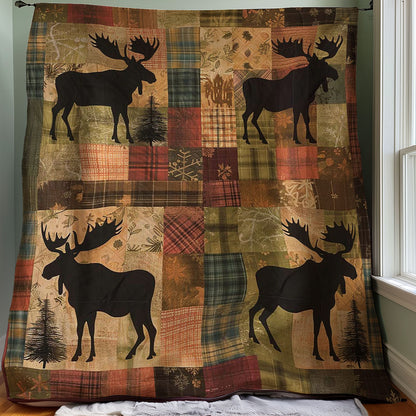 Moose Silhouettes WJ0407012CL Quilt