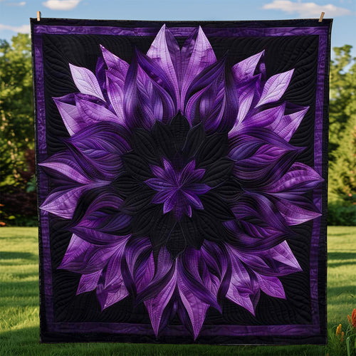 Mysterious Feathered Flower WJ2208015CL Quilt