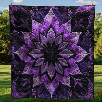 Mystic Purple Bloom WJ0609018CL Quilt