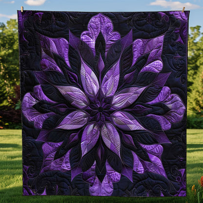 Mystic Purple Bloom WJ0609019CL Quilt