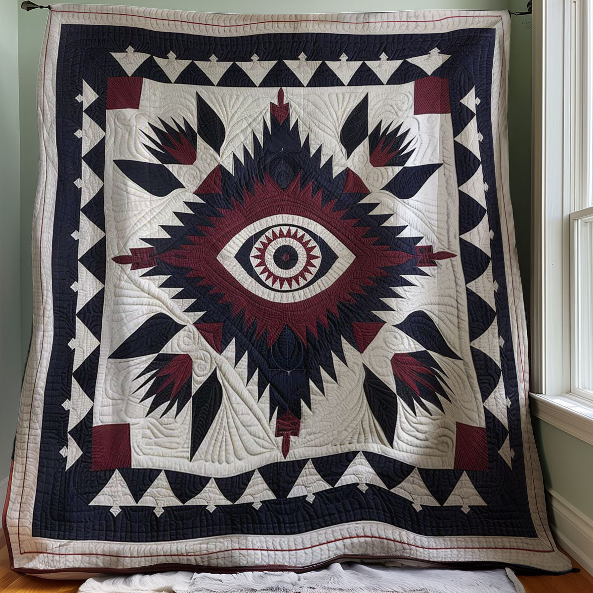 Native American Eye Shaman WJ1207015CL Quilt