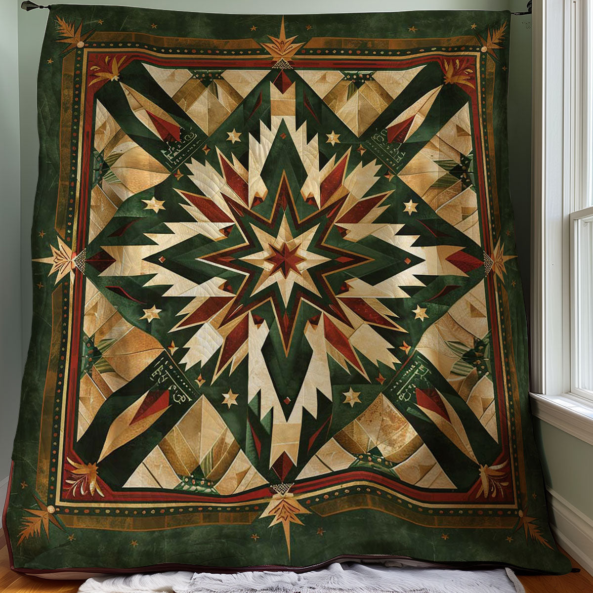 Native American Inspired Star WJ0107016CL Quilt