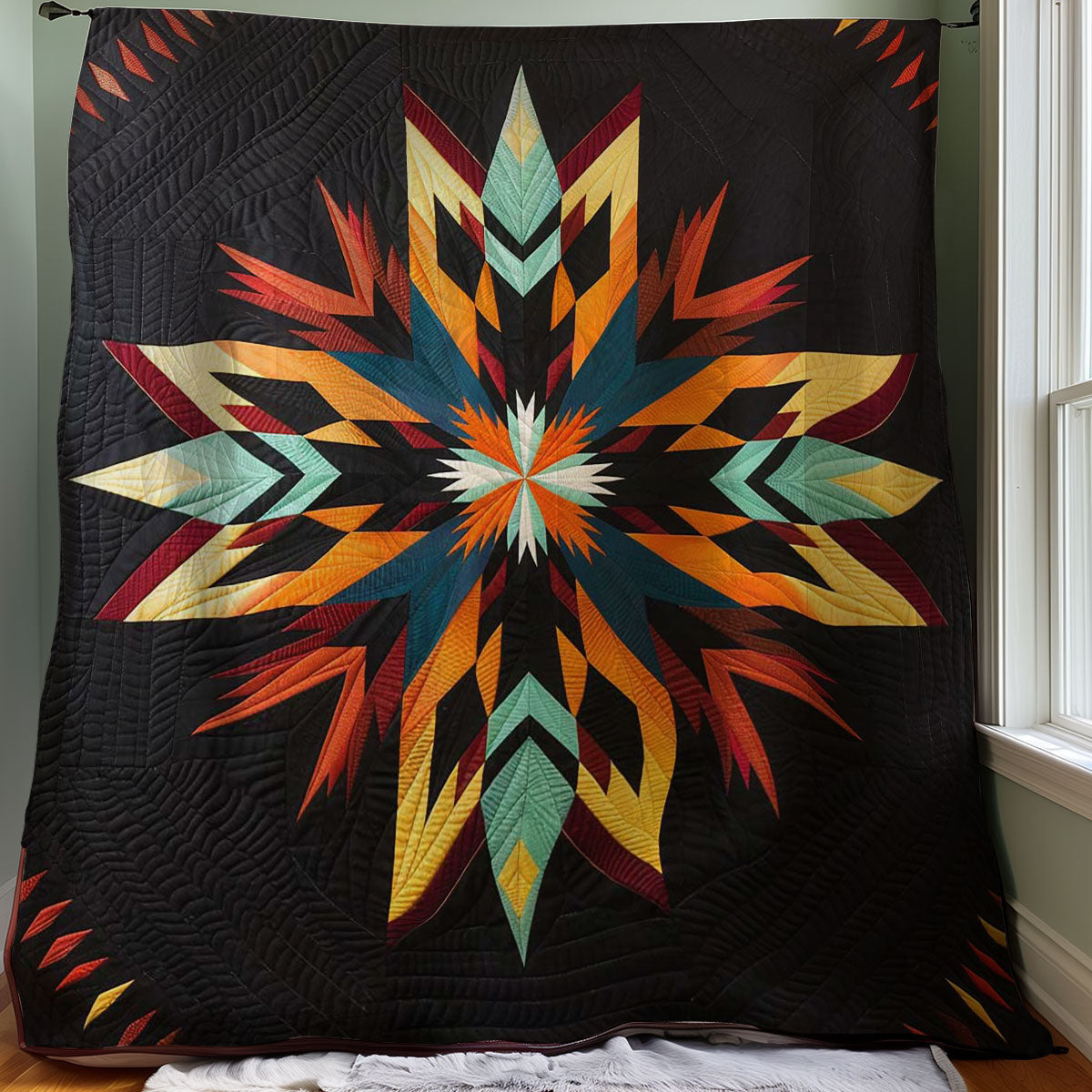 Native American Inspired Star WJ2906012CL Quilt