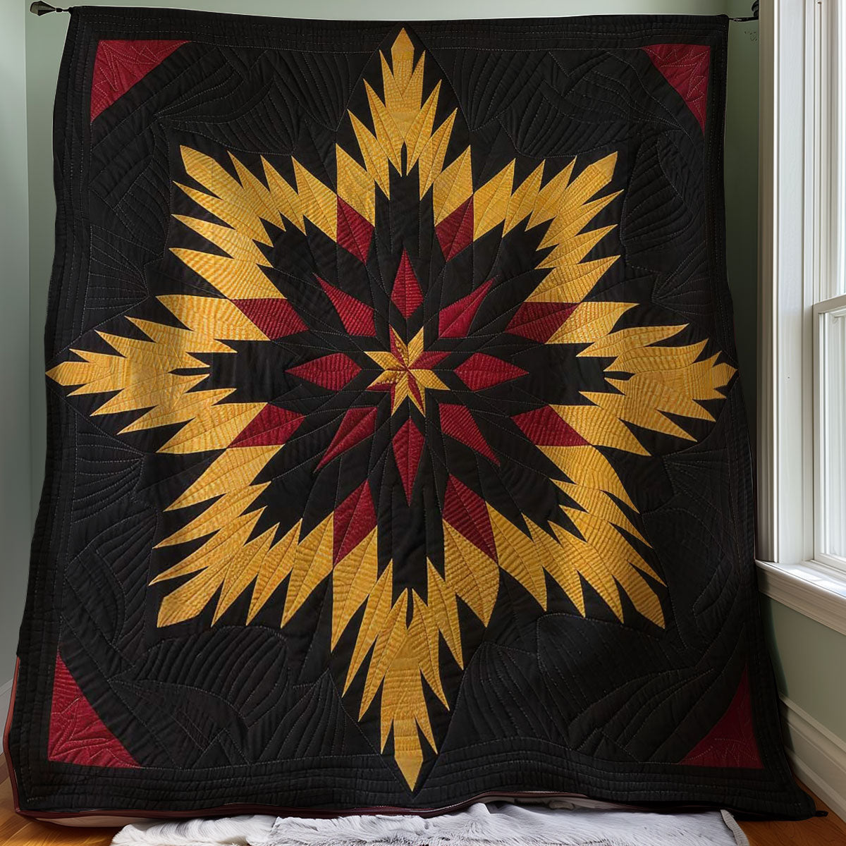 Native American Star WJ0207008CL Quilt