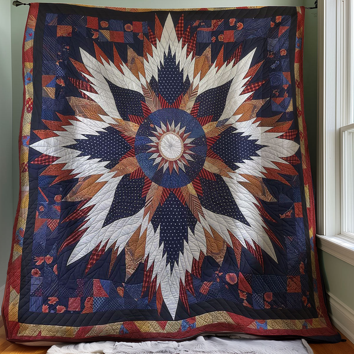 Native American Star WJ0207012CL Quilt