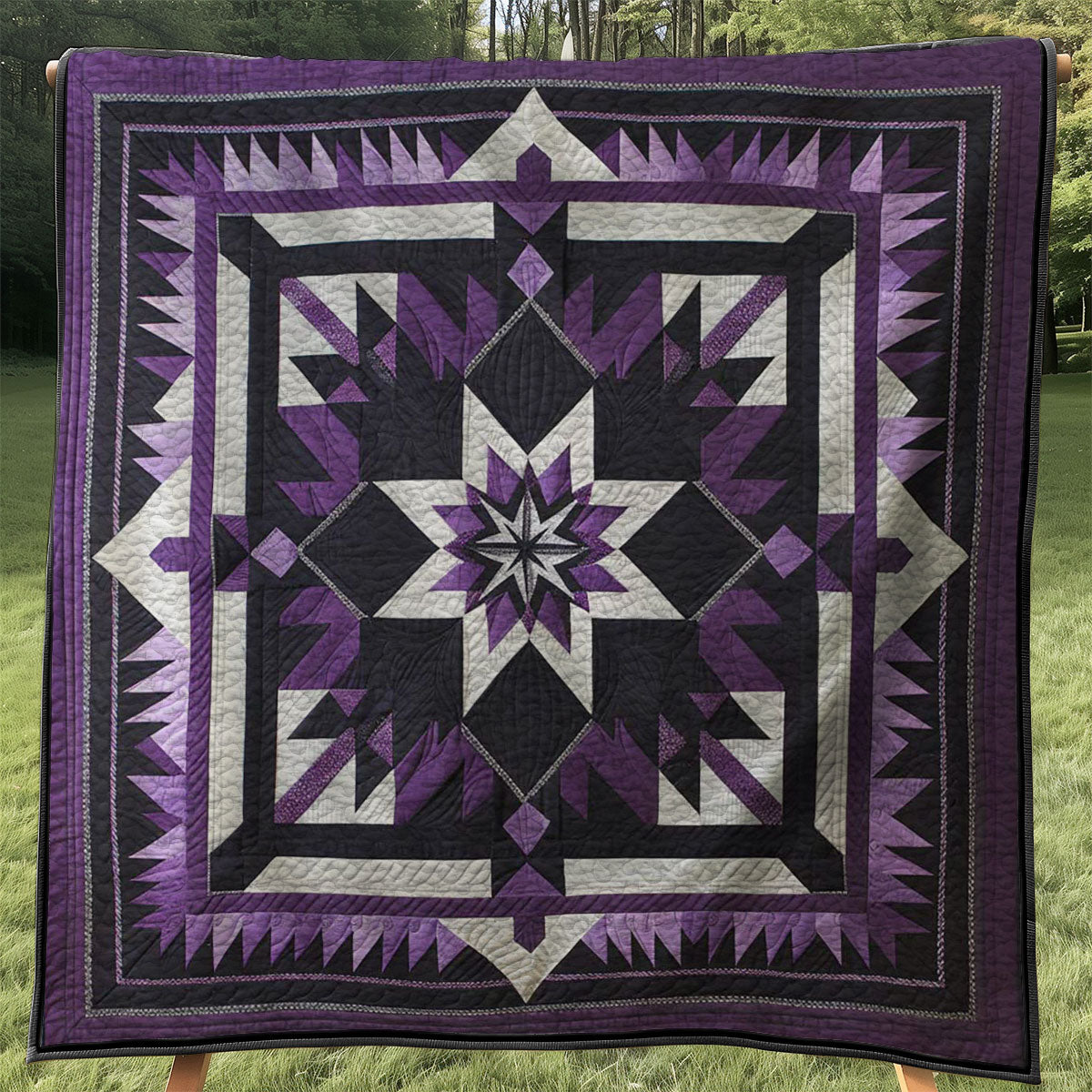 Native American Star WJ3007035CL Quilt