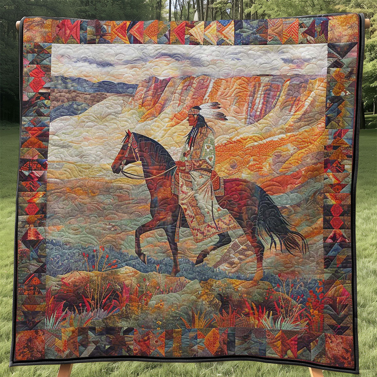 Native American WJ0908016CL Quilt