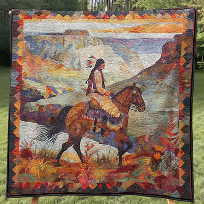 Native American Woman WJ0908020CL Quilt