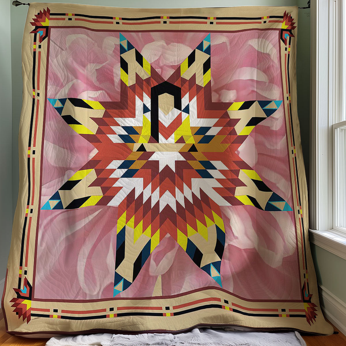 Native American Woman WJ2607015WK Quilt