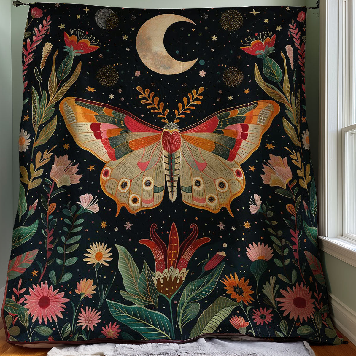 Night Butterflies WJ2906018CL Quilt