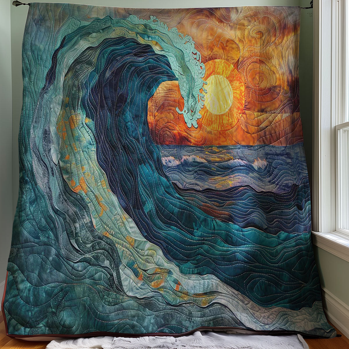 Ocean Wave WJ2007035CL Quilt