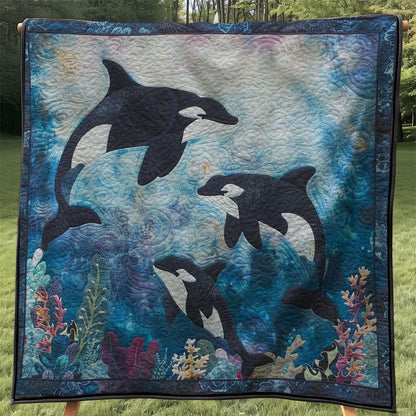 Orca Family WJ0608024CL Quilt