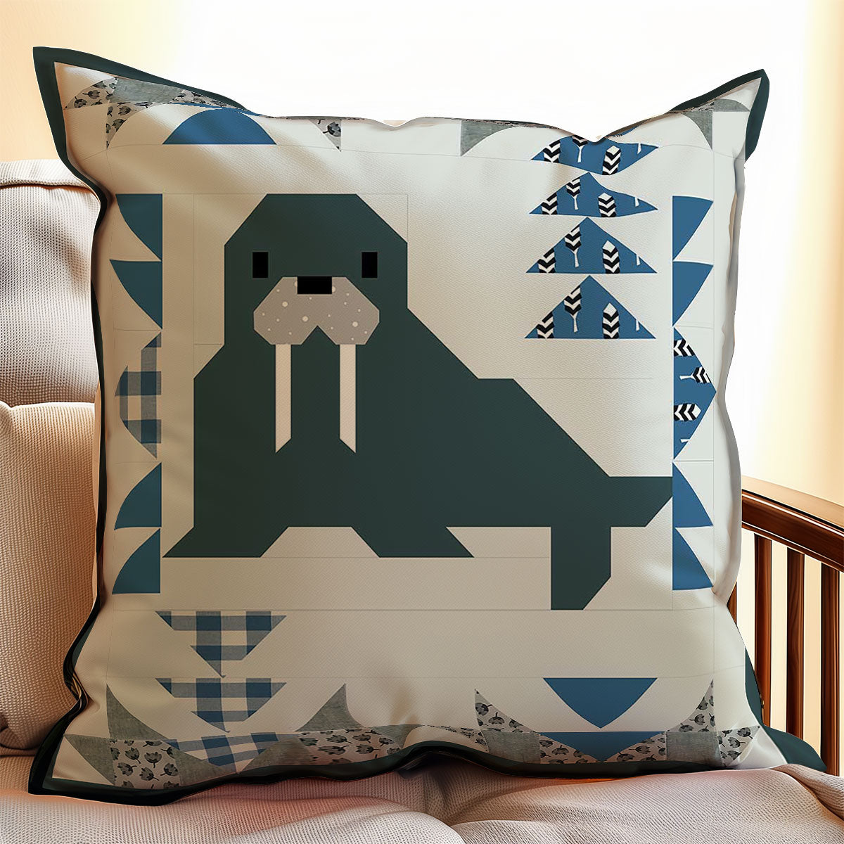 Otter WJ1008046WQ Quilt Pillow Case