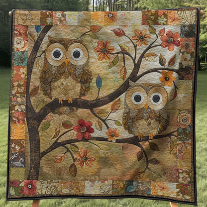 Owl Couple WJ0108010CL Quilt