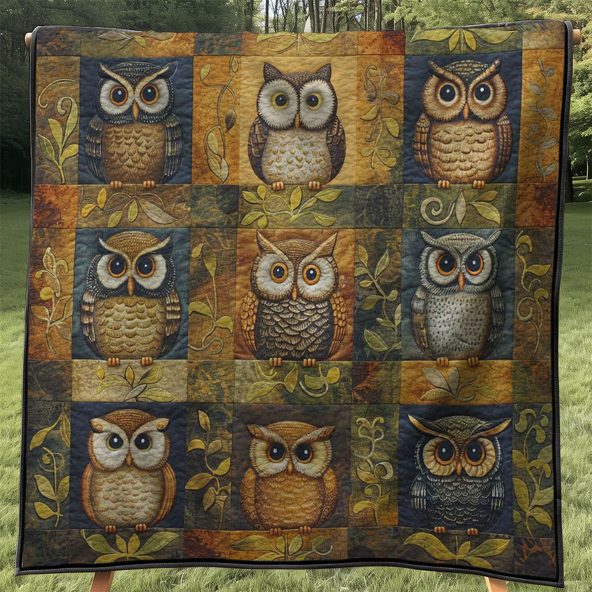 Owl WJ0208022CL Quilt