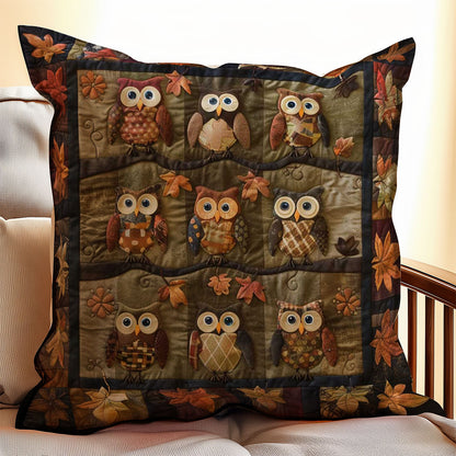 Owls WJ0108043CL Quilt Pillow Case