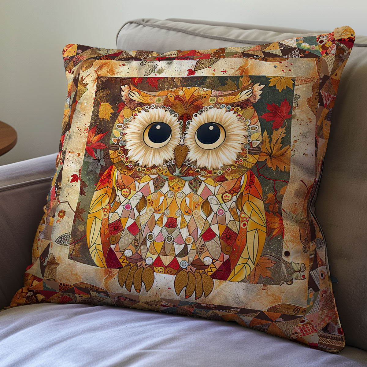 Owls WJ2606024CL Quilt Pillow Case