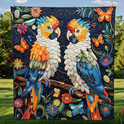 Parrot Couple WJ0509018CL Quilt