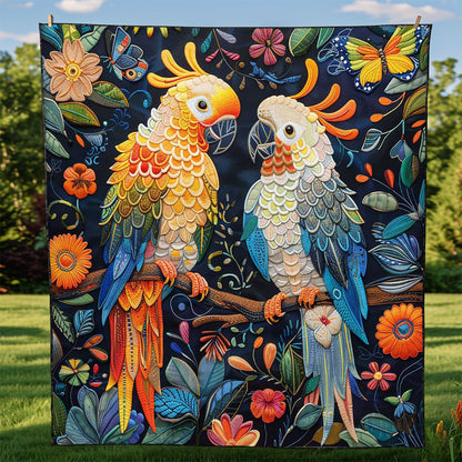 Parrot Couple WJ2708019CL Quilt