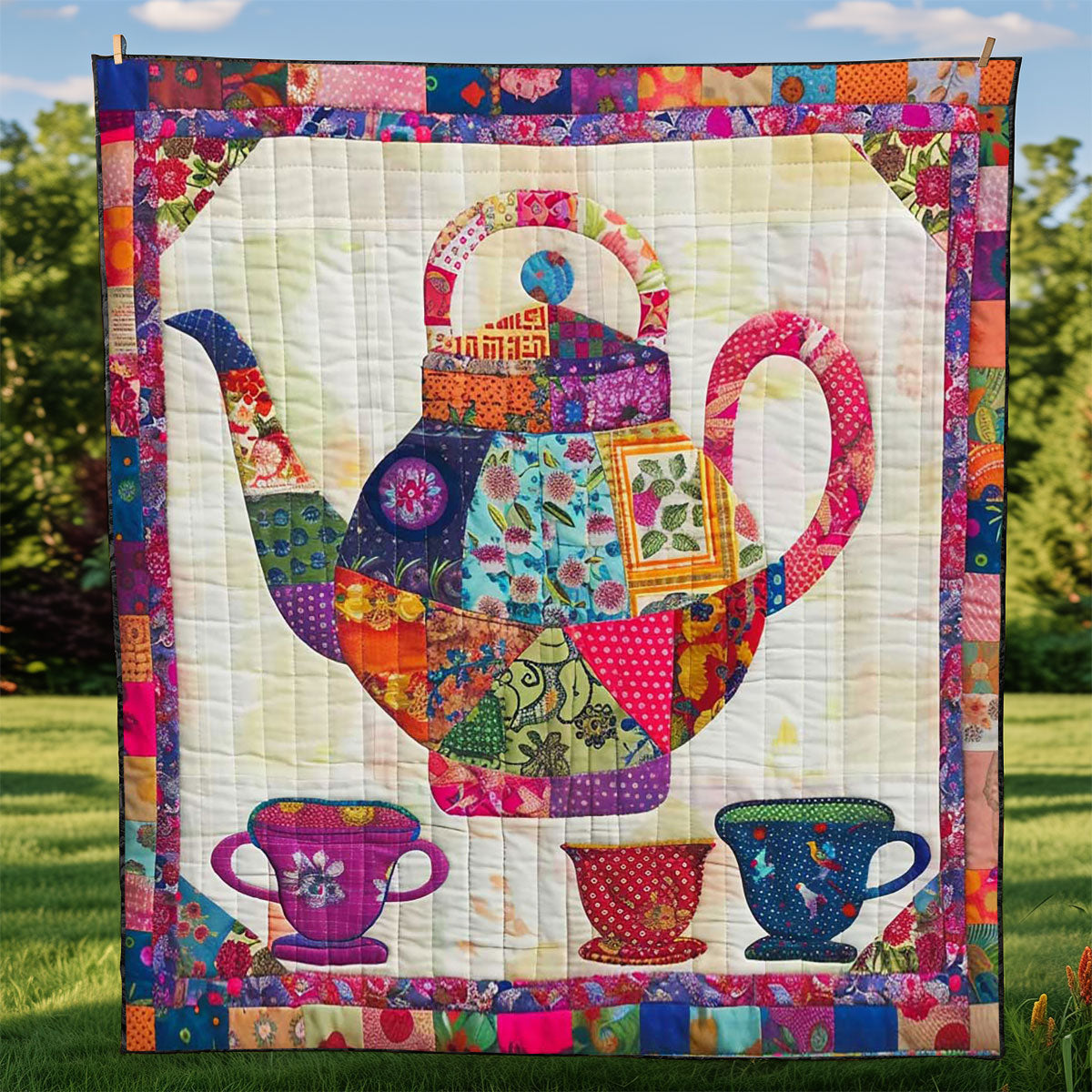 Patchwork Teaset WJ0909023CL Quilt