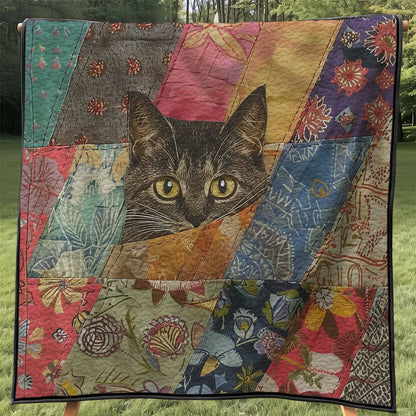 Peeking Cat WJ0108021CL Quilt