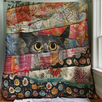 Peeking Cat WJ2907034CL Quilt