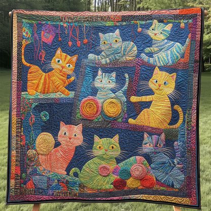 Playful Cats WJ0808027CL Quilt