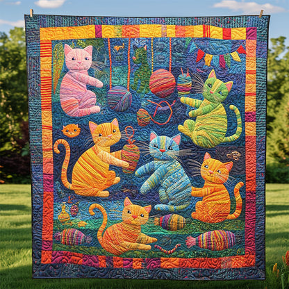 Playful Cats WJ2308020CL Quilt