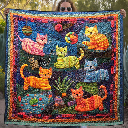 Playful Cats WJ2908019CL Quilt