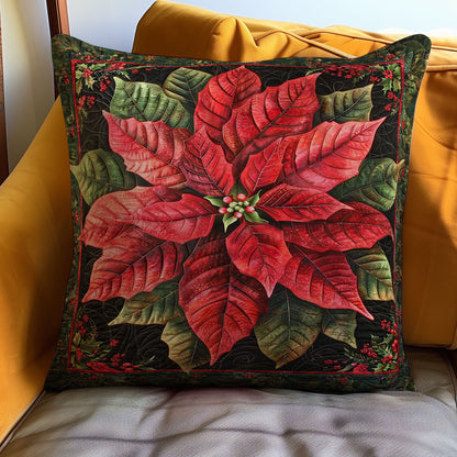 Poinsettia WJ0507031CL Quilt Pillow Case