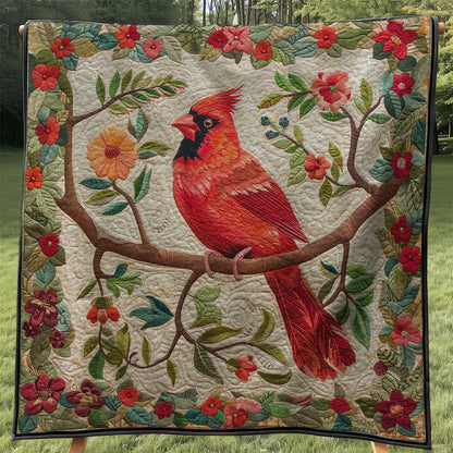 Red Cardinal WJ0108027CL Quilt