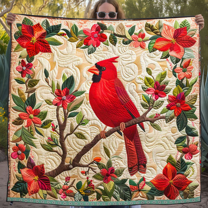 Red Cardinal WJ2707035CL Quilt