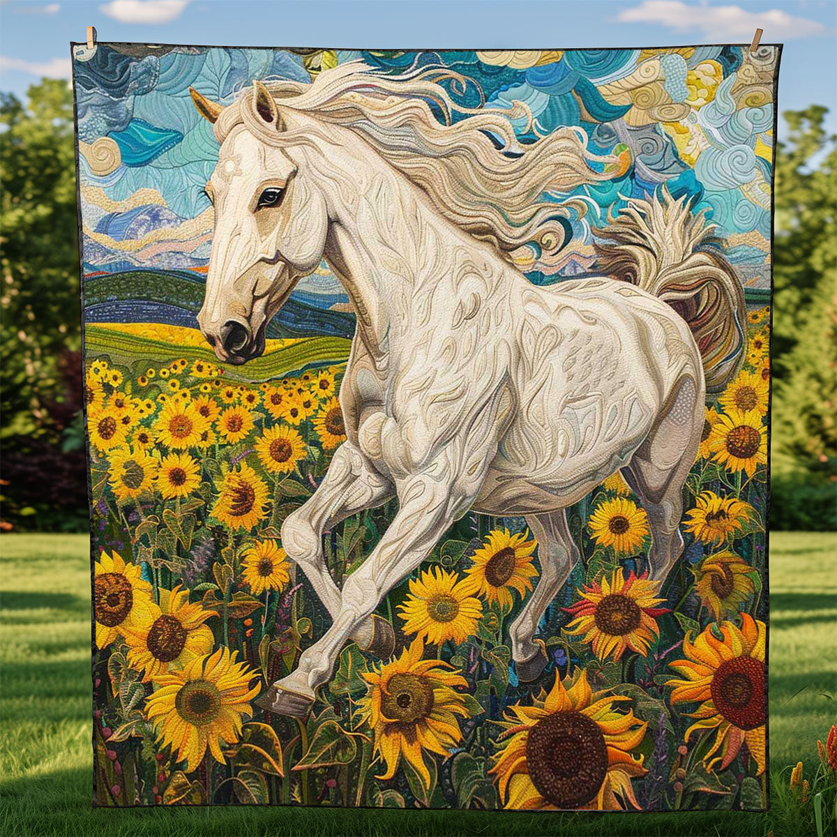 Running Horse WJ1009022CL Quilt