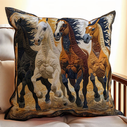 Running Horse WJ1308032CL Quilt Pillow Case