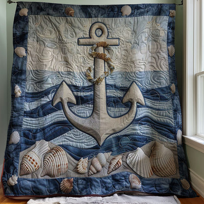 Sail Away Anchor WJ1907033CL Quilt