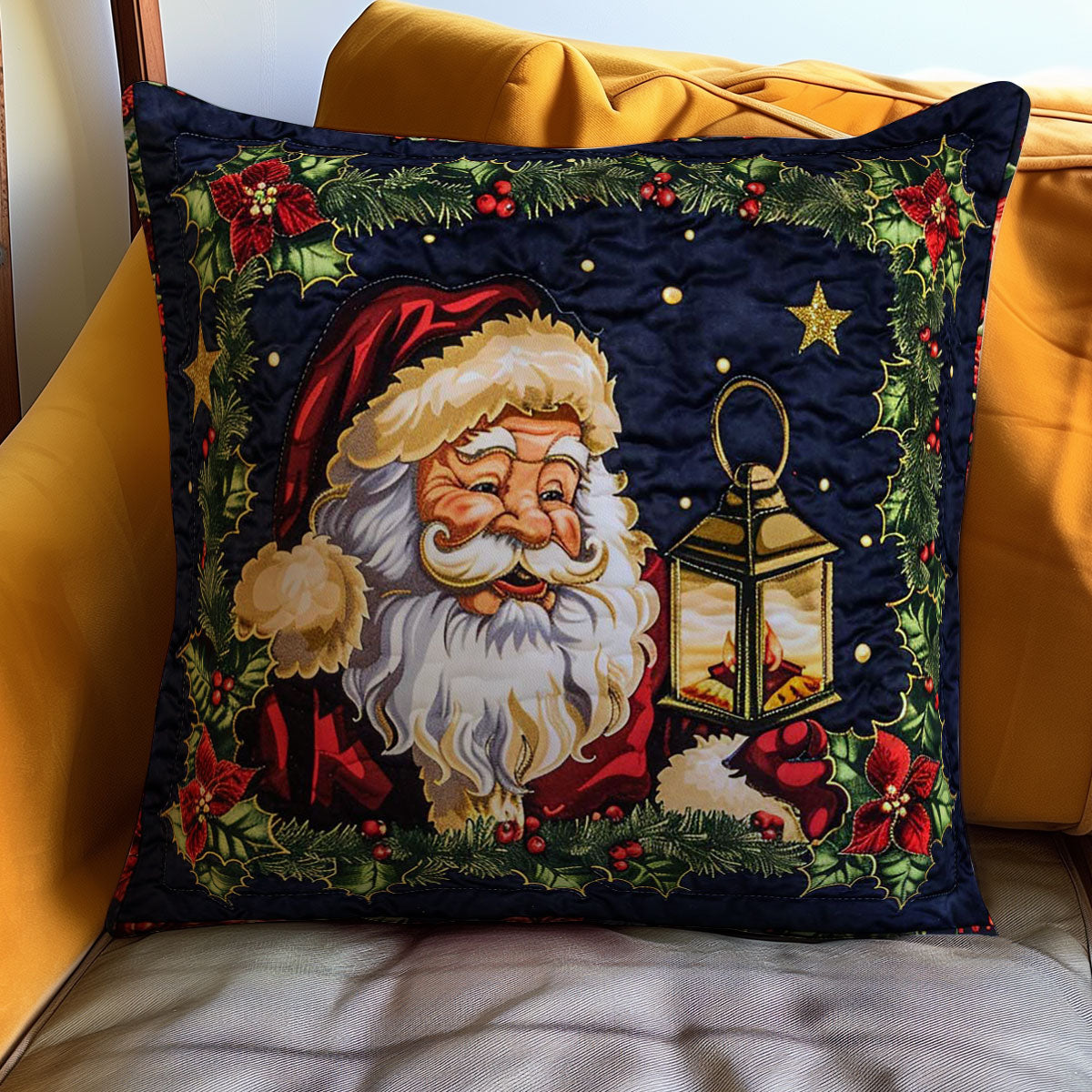 Santa Claus WJ1409045CL Quilt Pillow Case