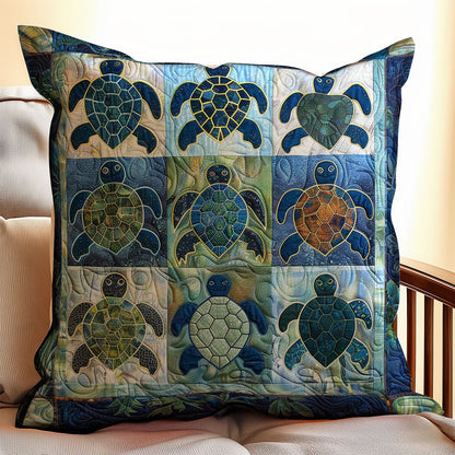 Sea Turtle WJ1608039CL Quilt Pillow Case