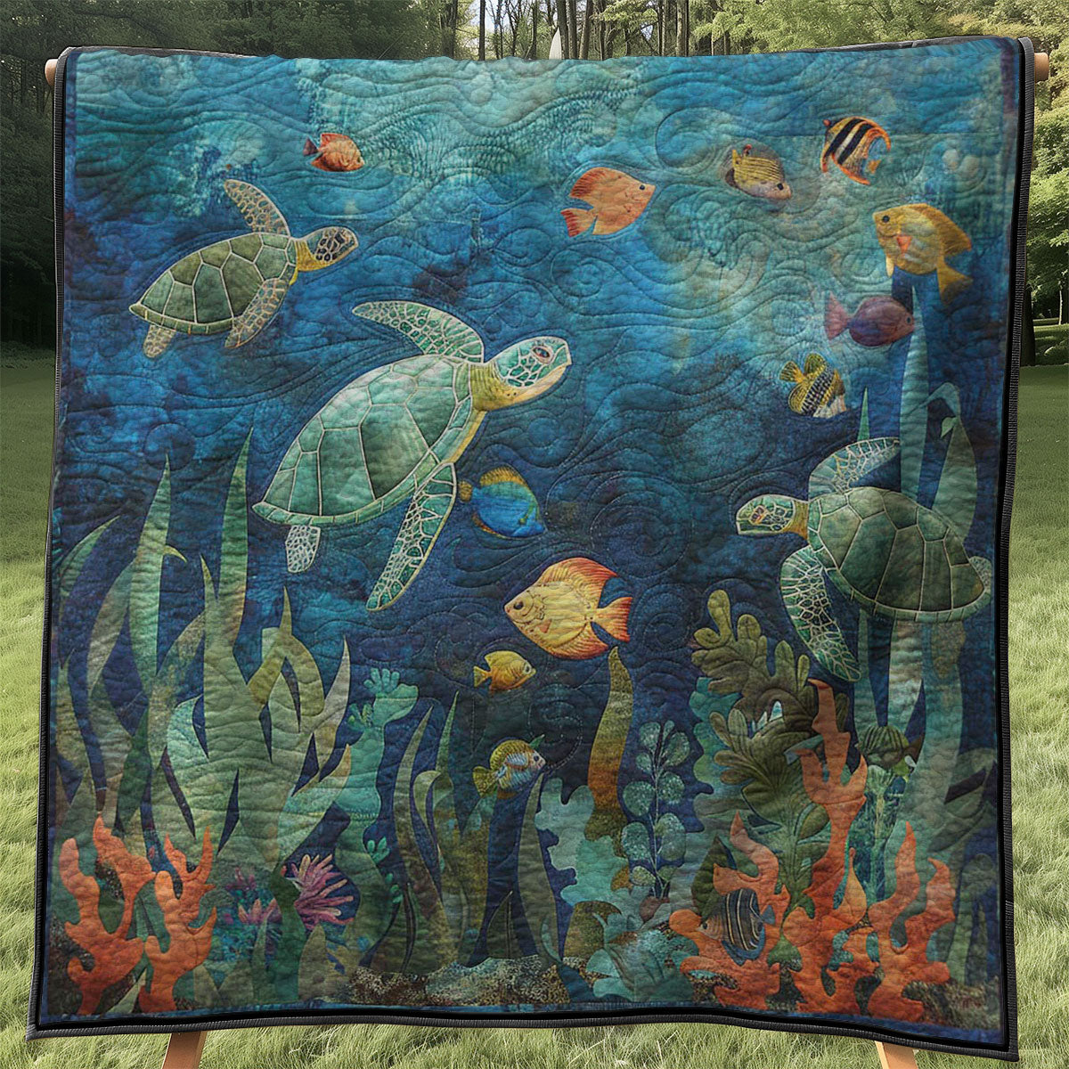 Sea Turtle WJ0208030CL Quilt