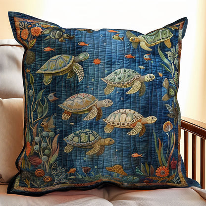 Sea Turtle WJ2708046CL Quilt Pillow Case