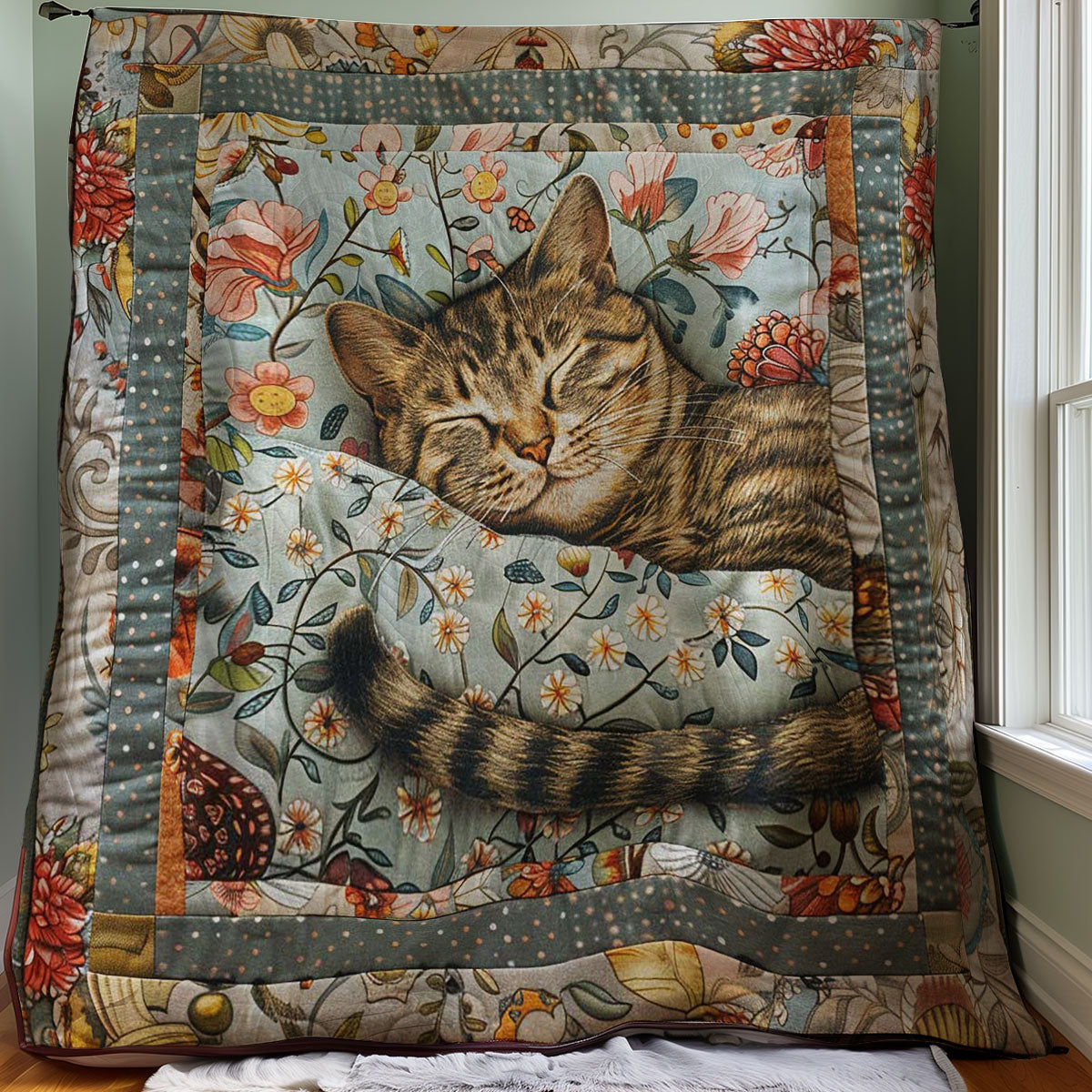 Sleeping Cat WJ2207036CL Quilt