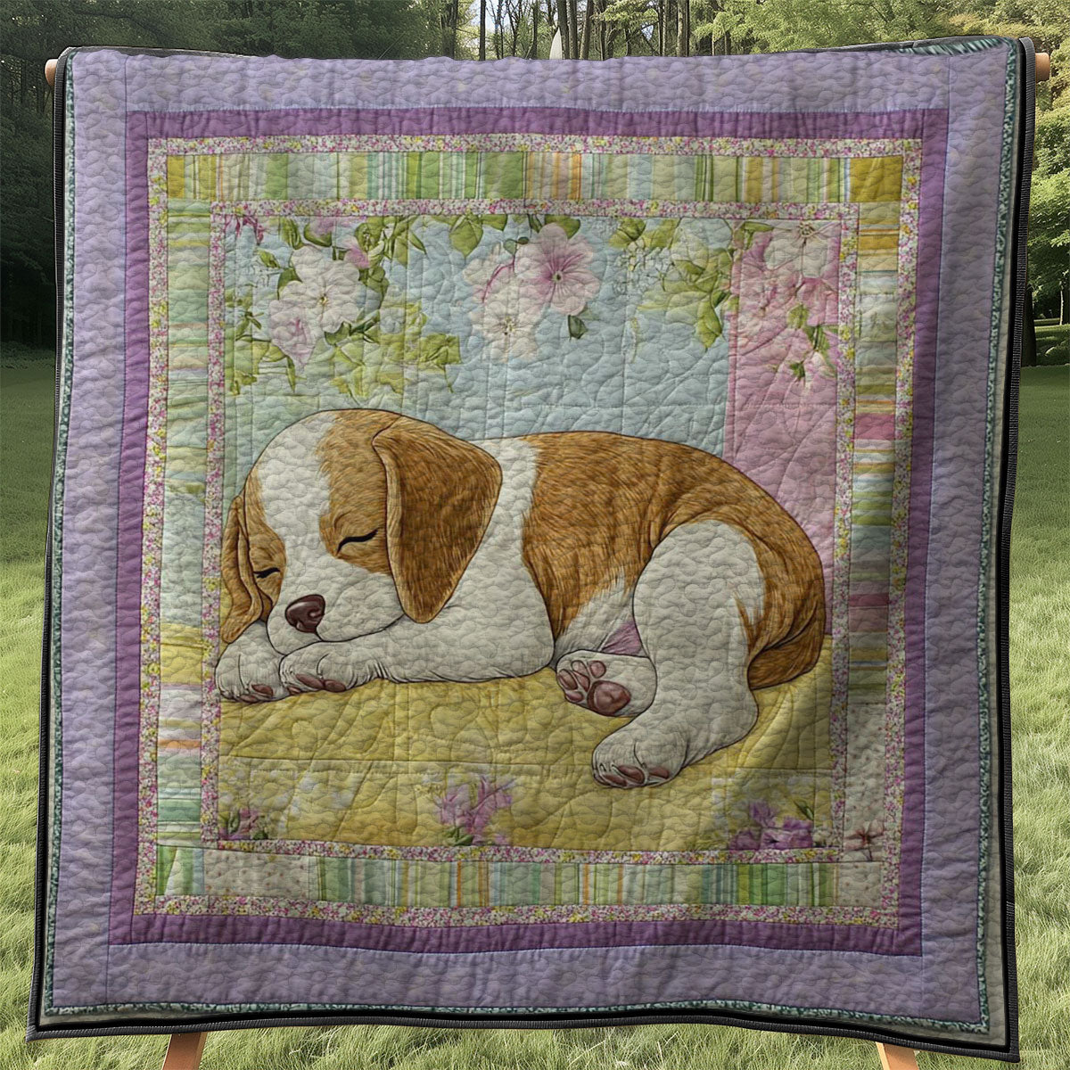 Sleeping Puppy WJ0308030CL Quilt