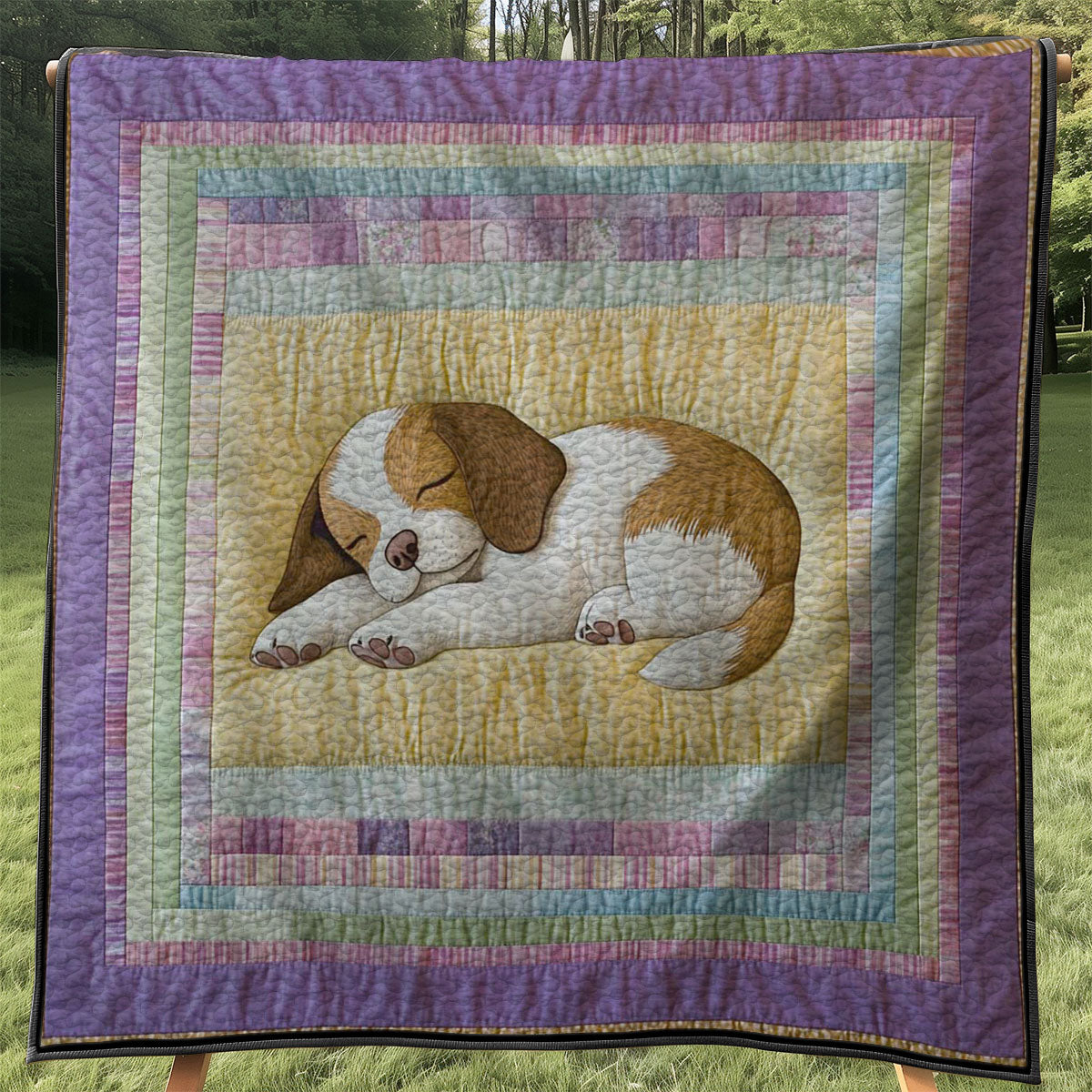 Sleeping Puppy WJ0308031CL Quilt