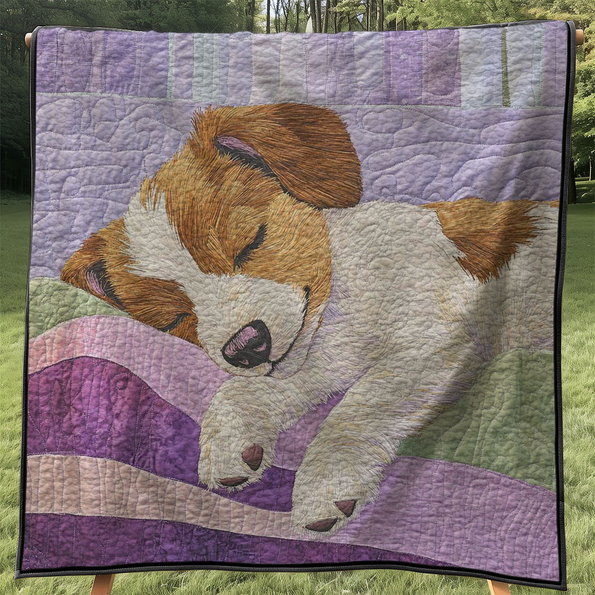 Sleeping Puppy WJ0608033CL Quilt